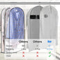 Clear Garment Covers with Side Zip, 6-Pack