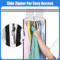 Clear Garment Covers with Side Zip, 6-Pack
