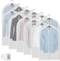 Clear Garment Storage Bags, 12-Pack