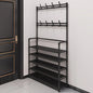 Coat Rack with Shoe Storage Shelves