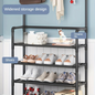 Coat Rack with Shoe Storage Shelves