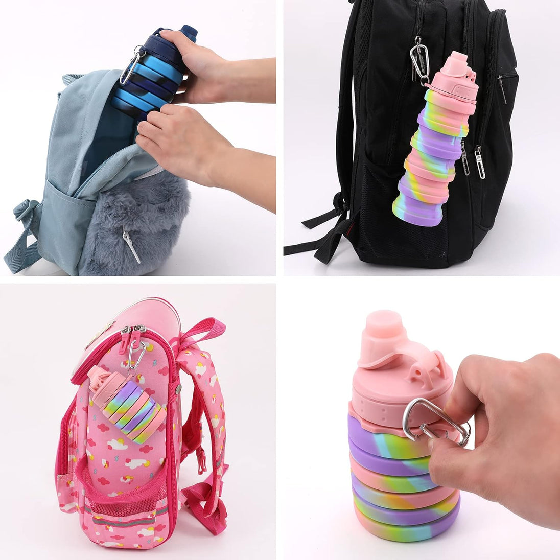 Collapsible Silicone Water Bottle
