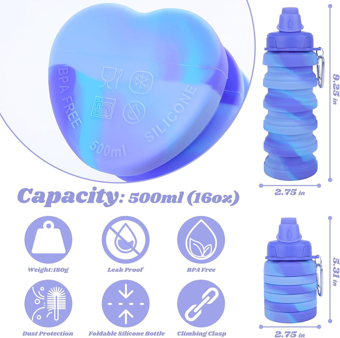 Collapsible Silicone Water Bottle