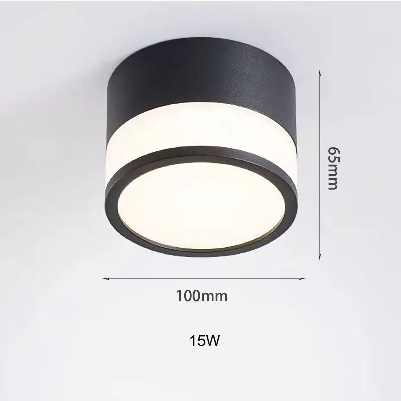Surface-Mounted LED Downlight – size overview