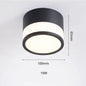 Surface-Mounted LED Downlight – size overview