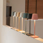Cordless Aluminium Table Lamp, 28-Hour Battery