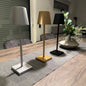 Cordless Aluminium Table Lamp, 28-Hour Battery