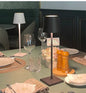 Cordless Aluminium Table Lamp, 28-Hour Battery
