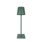 Cordless Aluminium Table Lamp, 28-Hour Battery in Green