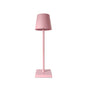 Cordless Aluminium Table Lamp, 28-Hour Battery in Pink