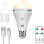 Cordless LED Lamp with Remote Control in white