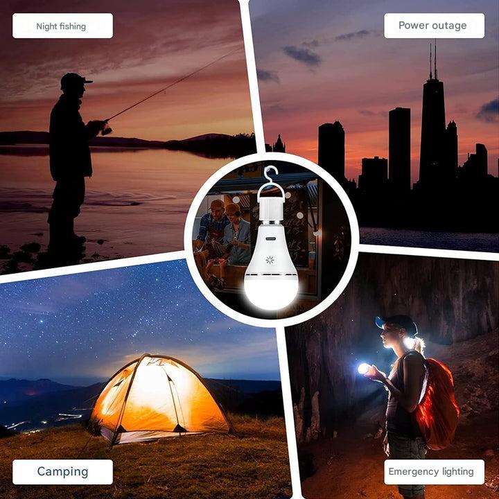 Cordless LED Lamp with Remote Control in white