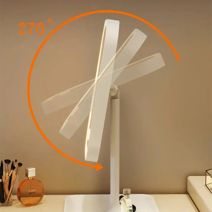 Cordless LED Vanity Mirror with Touch Dimmer