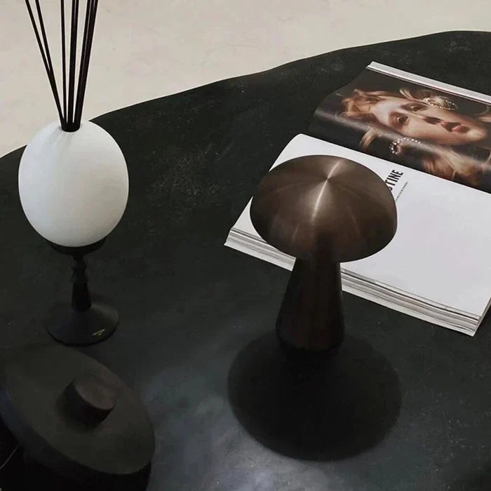 Cordless Mushroom Table Lamp