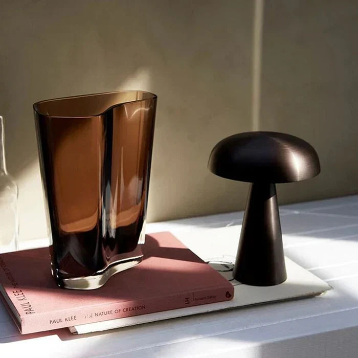 Cordless Mushroom Table Lamp