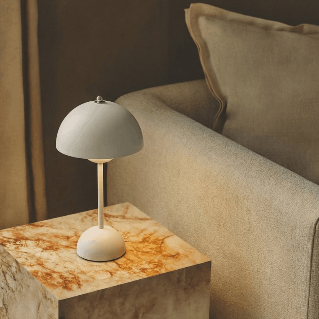 Cordless rechargeable LED table lamp