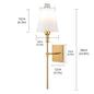 Cordless Fabric Shade Wall Light – lifestyle photo