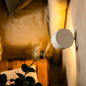 Cordless rechargeable LED wall light