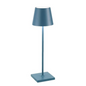 Cordless Touch LED Table Lamp in Blue