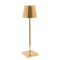 Cordless Touch LED Table Lamp in Gold