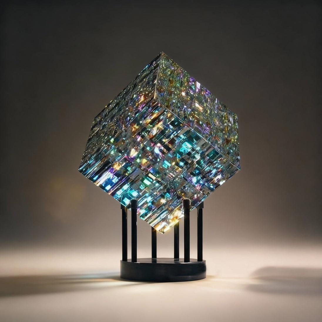 Crystal Rainbow Suncatcher Cube