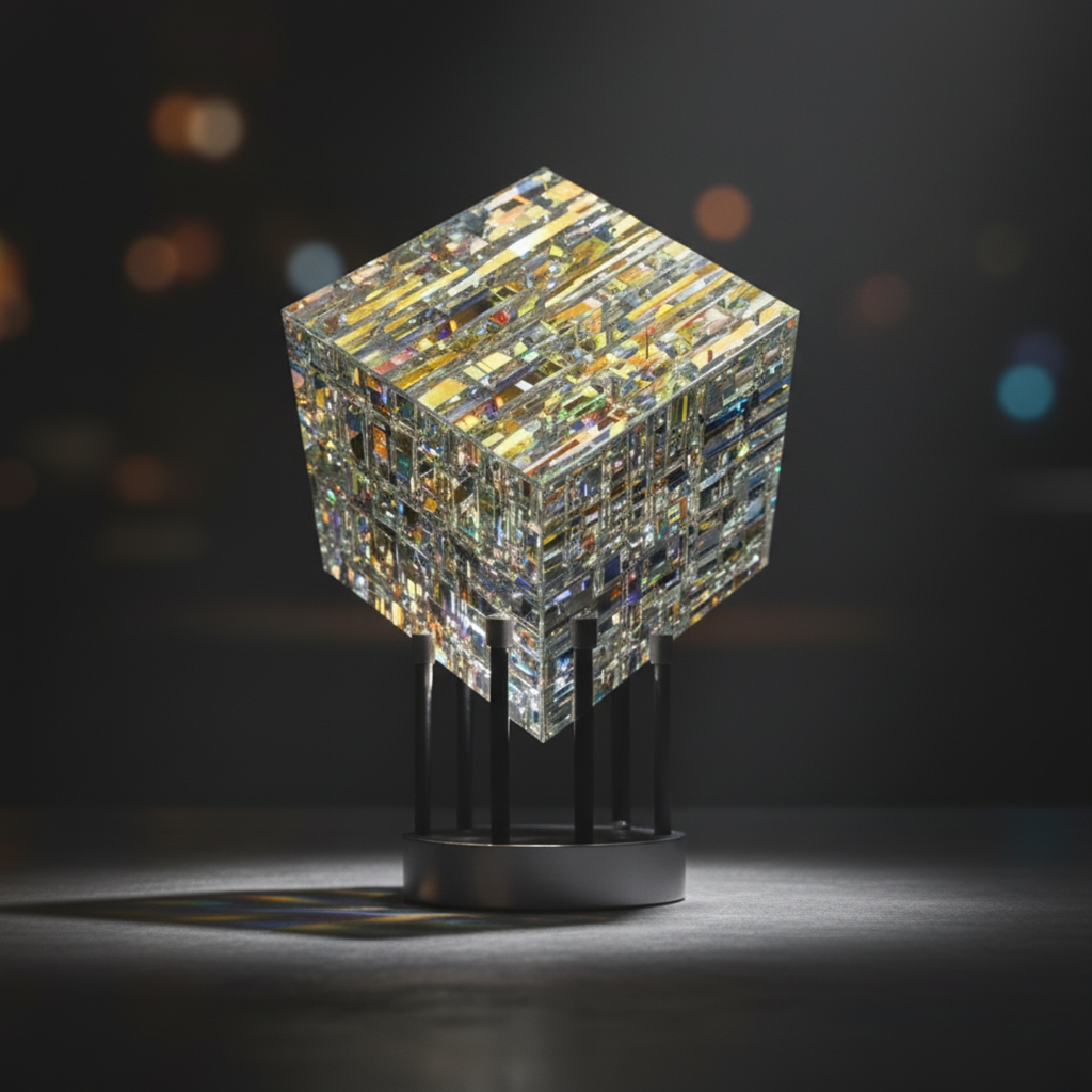 Crystal Rainbow Suncatcher Cube