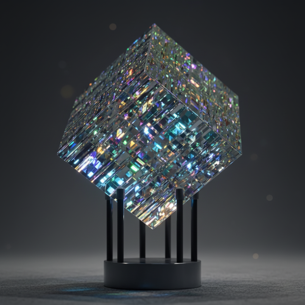 Crystal Rainbow Suncatcher Cube