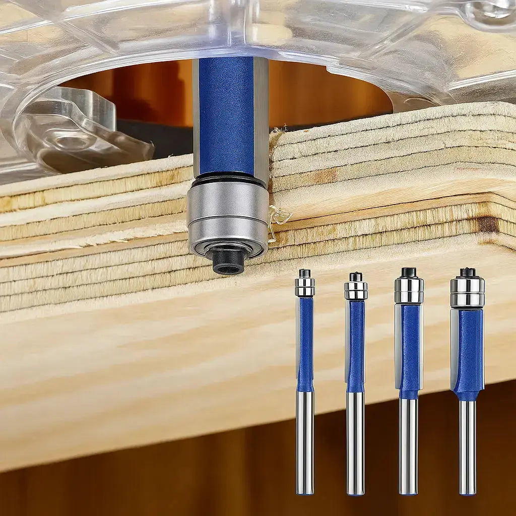 Deburring and Polishing Bit Set, 4 pieces
