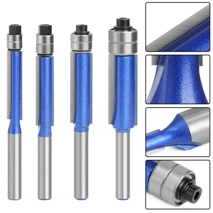 Deburring and Polishing Bit Set, 4 pieces