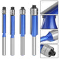 Deburring and Polishing Bit Set, 4 pieces