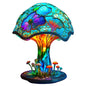 Decorative stained glass table lamp