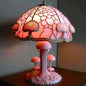 Decorative stained glass table lamp