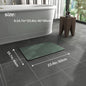 Diatomite Stone Bath Mat in grey