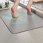 Diatomite Stone Bath Mat in grey