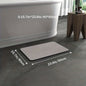 Diatomite Stone Bath Mat in grey