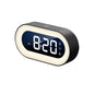 Digital Alarm Clock with Night Light and Sounds in Black