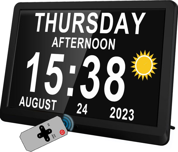 Digital Day Clock with Reminders