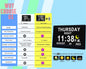 Digital Day Clock with Reminders