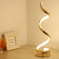 Dimmable Curved Acrylic Table Lamp