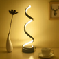 Dimmable Curved Acrylic Table Lamp