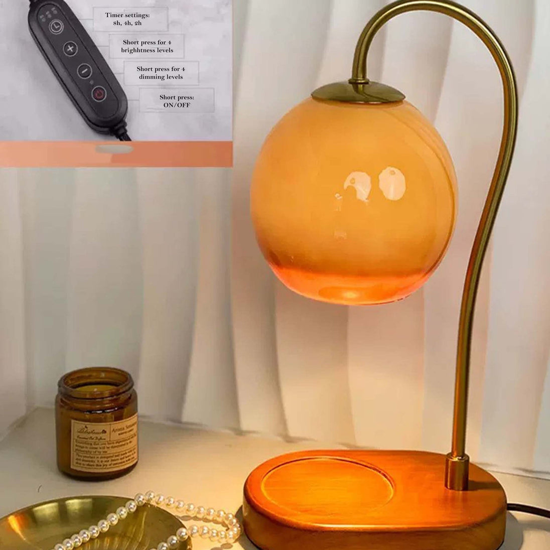 Dimmable Candle Warmer Lamp – product photo