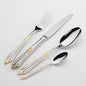 Engraved Gold Stainless Steel Cutlery Set