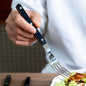 Engraved Stainless Steel Cutlery Set in black