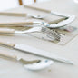 Engraved Stainless Steel Cutlery Set in black
