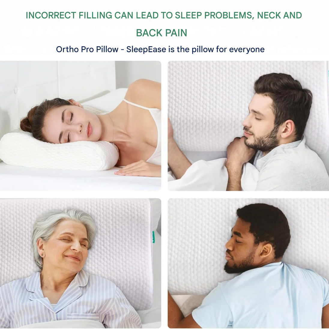 Ergonomic Memory Foam Pillow