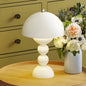 Flower Bud Dimmable LED Table Lamp in White