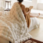 Fluffy Faux Fur Throw Blanket