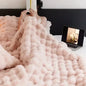 Fluffy Faux Fur Throw Blanket