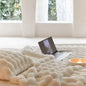 Fluffy Faux Fur Throw Blanket
