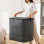 Foldable Bedding Storage Bag with Double Zip
